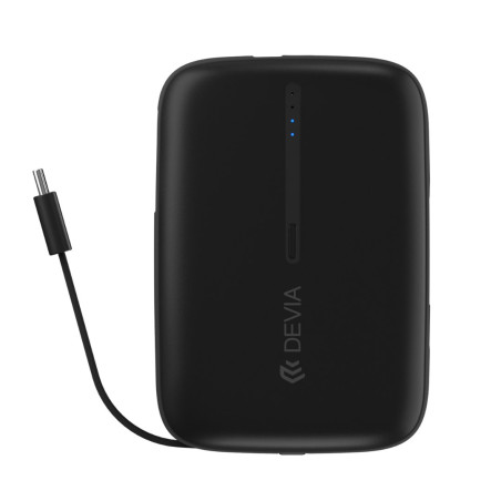 Batterie externe Devia EP158 – 10 000 mAh Lightning + USB-C Noir