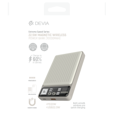Batterie externe Devia S28 10 000 mAh 22,5 W Blanc | Smarty