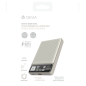 Batterie externe magnétique sans fil Devia Extreme Speed S28 – 10 000 mAh 22,5 W Blanc Batterie externe magnétique sans fil Devia Extreme Speed S28 – 10 000 mAh 22,5 W Blanc