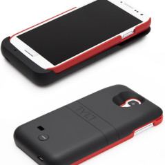 Coque batterie TYLT Galaxy S4 Noir/Rouge | Smarty