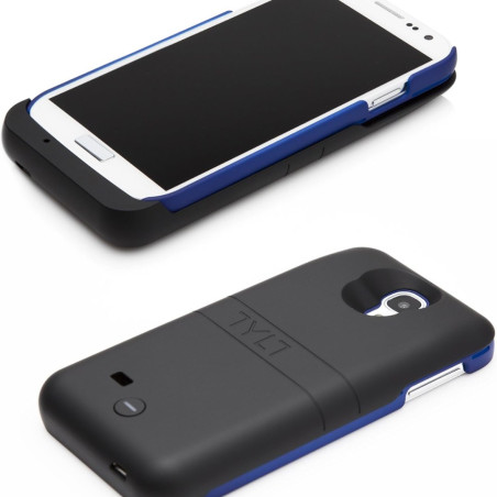 TYLT Power Bank Case for Samsung Galaxy S4 – Black, Black/Blue Covers