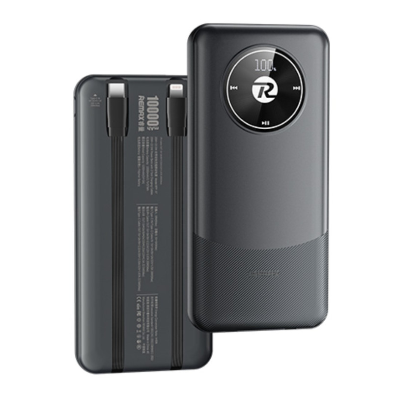 Batterie externe REMAX RPP-37 – 10 000 mAh 20W+22,5W Noir