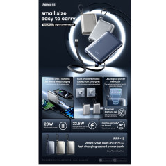REMAX RPP-19 Power Bank 10,000mAh Blue | Smarty