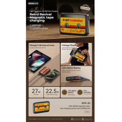 Batterie REMAX RPP-B1 10 000 mAh noir | Smarty