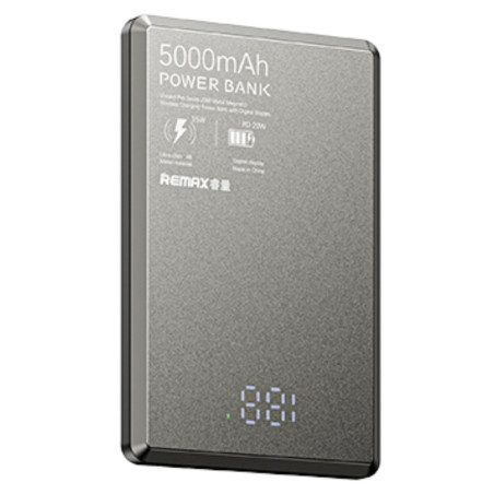 Batterie externe REMAX RPP-107 5 000 mAh Gris | Smarty