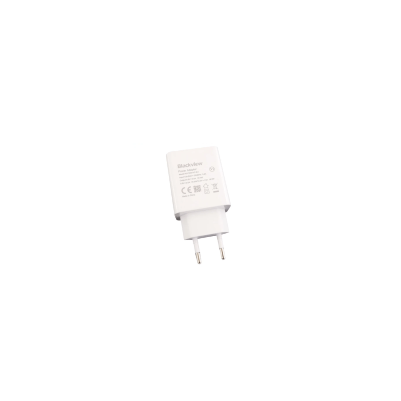 Adaptateur Secteur USB BLACKVIEW HJ-FC001K7-EU - 5V - 3A - 18W - BLANC - Vrac