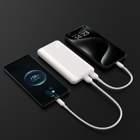Batterie externe Devia Kintone Series V5 – 10 000 mAh Blanc