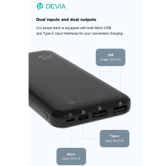 Devia Kintone V5 power bank 10,000mAh | Smarty