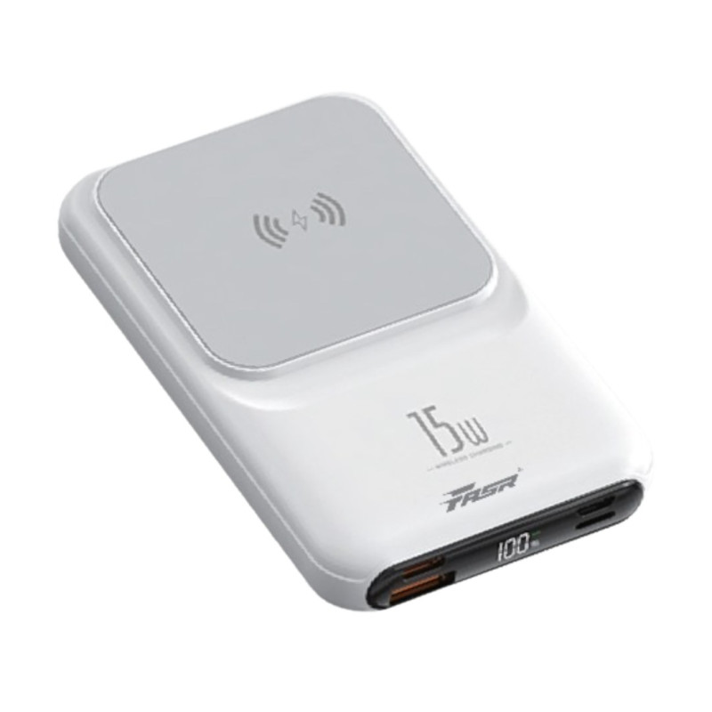 Batterie externe magnétique FASR FS-B1 – 10 000 mAh 3 câbles intégrés Batterie externe magnétique FASR FS-B1 – 10 000 mAh 3 câbles intégrés