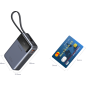 Batterie externe XSSIVE XSS-PB44 – 20 000 mAh, câble USB-C, 65W, noir Batterie externe XSSIVE XSS-PB44 – 20 000 mAh, câble USB-C, 65W, noir