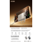 Batterie externe REMAX FC-06 – 20 000 mAh 22,5 W avec câbles Argent Batterie externe REMAX FC-06 – 20 000 mAh 22,5 W avec câbles Argent