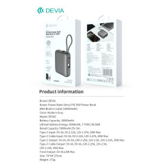 Batterie externe Devia Ultra1 10 000 mAh | Smarty