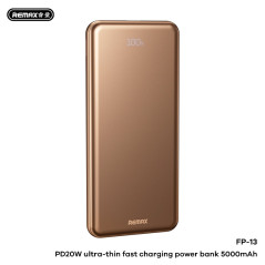 Batterie externe REMAX FP-13 PD 20 W 5 000 mAh or
