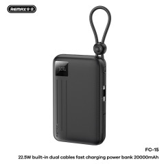 Batterie externe REMAX FC-15 20 000 mAh Blanc | Smarty