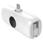 Batterie externe XSSIVE XSS-PB40CW – 5 000 mAh Blanc USB-C 20 W avec câble pour iPhone et iPad Batterie externe XSSIVE XSS-PB40CW – 5 000 mAh Blanc USB-C 20 W avec câble pour iPhone et iPad