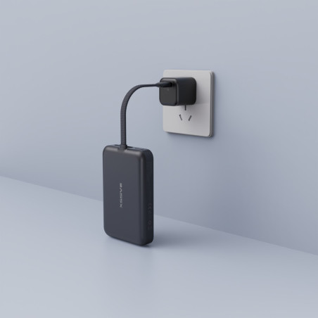 Batterie externe XSSIVE XSS-PB51B – 10 000 mAh câble USB-C noir