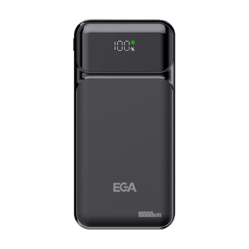 Batterie externe magnétique EGA P5 – 10 000 mAh 22,5 W Noir