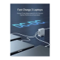 Fast PD GaN Charger Xssive XSS-AC85 – 100W White Fast PD GaN Charger Xssive XSS-AC85 – 100W White