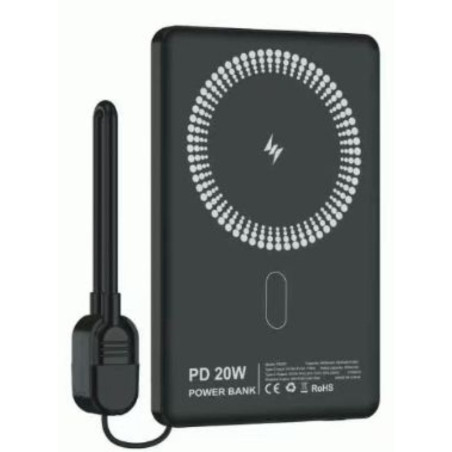 Batterie externe Ellietech PB323 – 5 000 mAh PD 20 W + câble USB-C