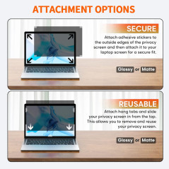 Magnetic privacy filter MacBook Pro 14 | Smarty