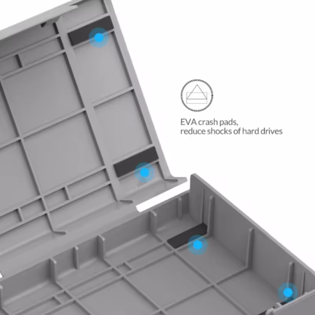Hard Drive Storage Box ORICO PHP35-V1 – 3.5-inch HDD Gray