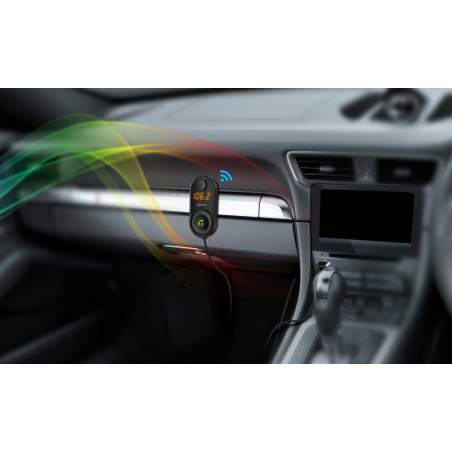 Transmetteur FM voiture XSSIVE XSS-FM11 – Bluetooth Noir