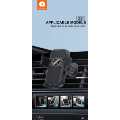 WUW Z31 Car Phone Holder Black