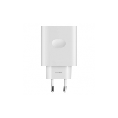 Adaptateur Secteur USB OPPO/OnePlus SUPERVOOC VCB8JAEH Rapide 80W Blan