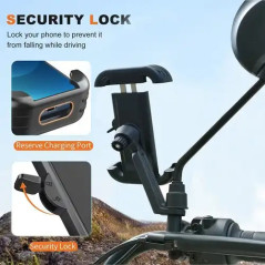 Motorcycle Phone Mount 6.8" XSS-M3 | Smarty
