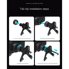 Support voiture X01 charge sans fil 15 W | Smarty