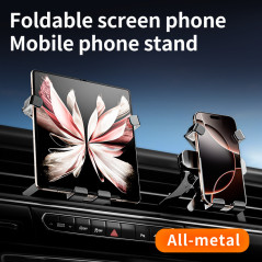Support voiture téléphone pliable métal | Smarty