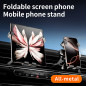 Support voiture pour téléphone pliable – ventilation à gravité, métal