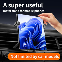 Support voiture téléphone pliable métal | Smarty