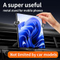 Support voiture pour téléphone pliable – ventilation à gravité, métal