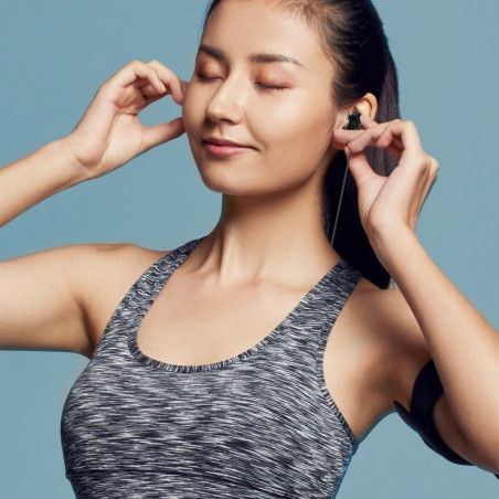 Wired Earphones Devia Smart EM009 – Dual Dynamic 3.5 mm Black