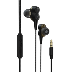Devia Smart EM009 Wired Earphones Black | Smarty