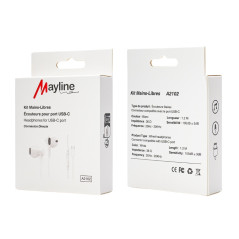 USB-C Hands-Free Earphones Mayline | Smarty
