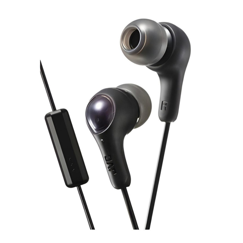 Écouteurs filaires JVC Gumy Plus HA-FR6-B – Olive Noir