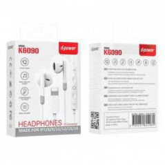 Ecouteurs Kit Main Libre Lightning (Connexion Directe) - D-power K6090