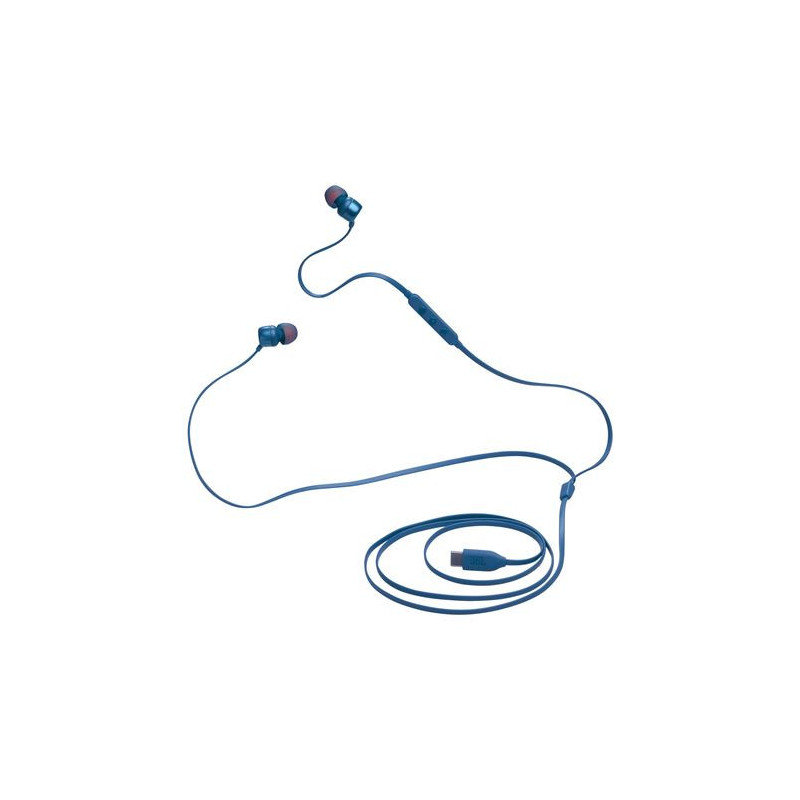 JBL Écouteurs filaires Tune 310C JBLT310CBLU – USB-C, Bleu JBL Écouteurs filaires Tune 310C JBLT310CBLU – USB-C, Bleu