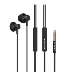 Écouteurs stéréo XSSIVE XSS-EP22 – Jack 3,5 mm Noir