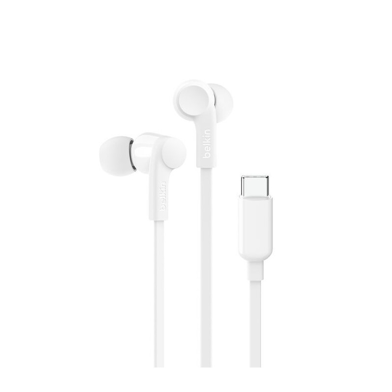 Belkin USB-C Hands-Free Earphones – White