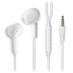 NGS Cross Flip Earphones 3.5mm Jack White | Smarty