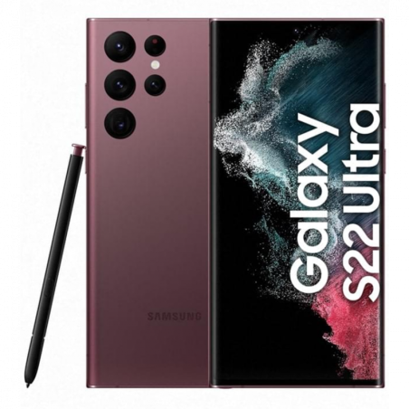 Samsung Galaxy S22 Ultra 5G 256 Go - Bordeaux (Ecran + Style