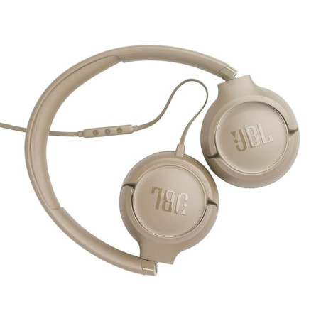 JBL Casque filaire Tune 530C JBLT530CBEG – USB-C Beige