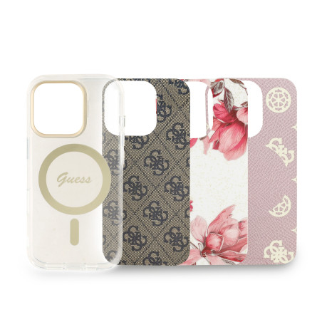 Coque GUESS pour iPhone V3 – Transparente avec support intégré