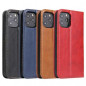 Étui portefeuille cuir PU 2-en-1 Mayline – Samsung A Marron