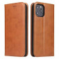 Étui portefeuille cuir PU 2-en-1 Mayline – Samsung A Marron