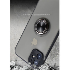 Black Samsung S Series case ring stand