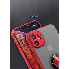 Black Samsung S Series case ring stand